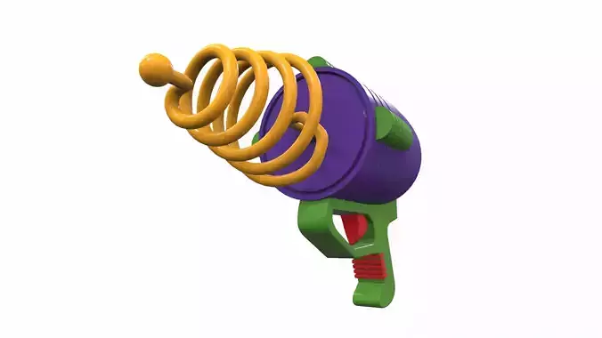 Toy laser ray gun 02 3D model