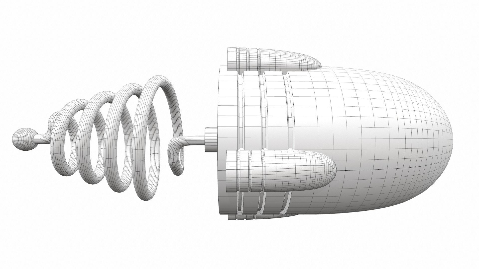 Toy laser ray gun 02 3D model_9