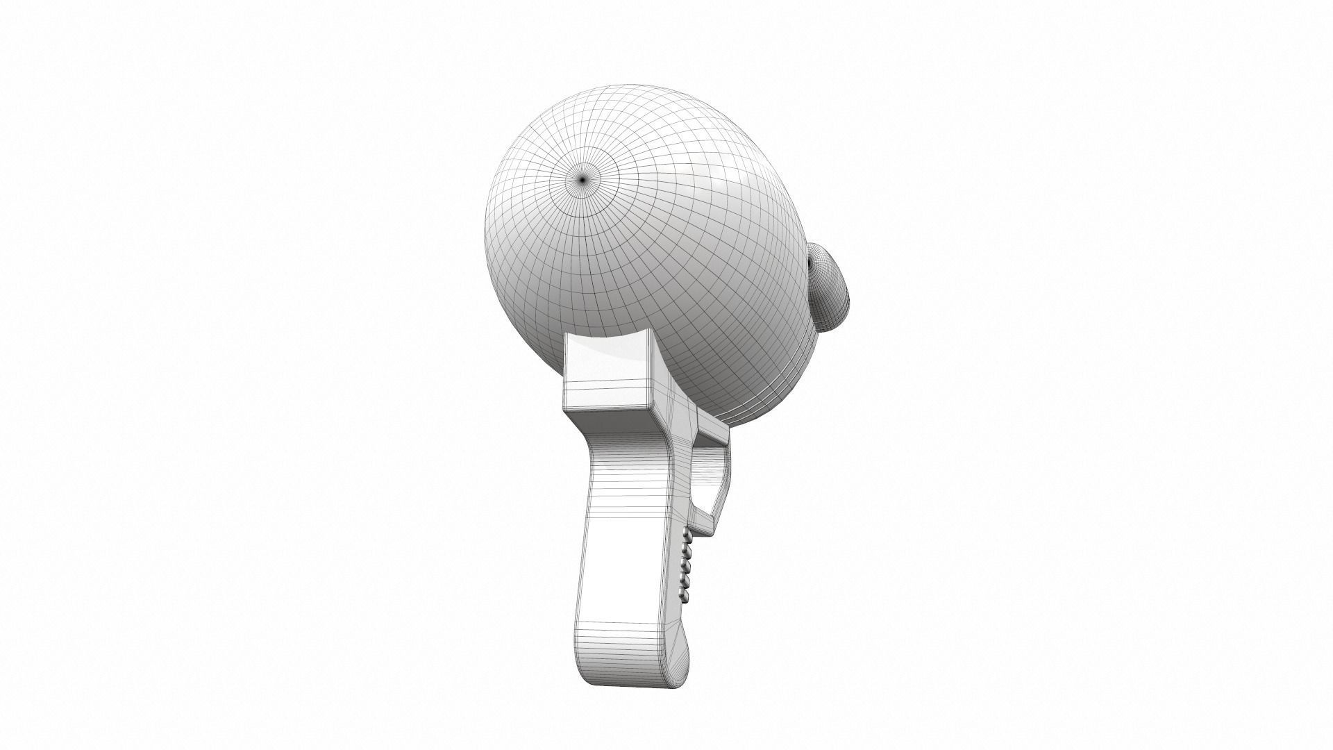 Toy laser ray gun 02 3D model_8