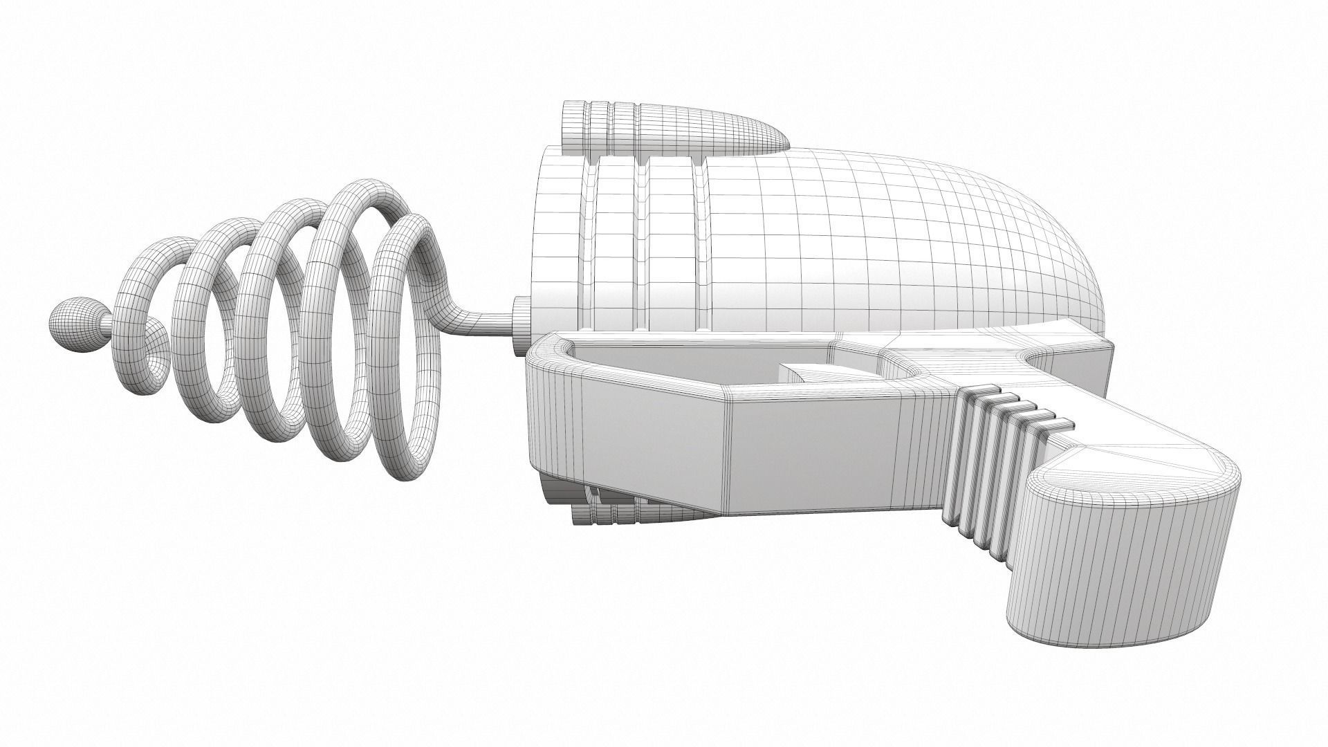 Toy laser ray gun 02 3D model_10