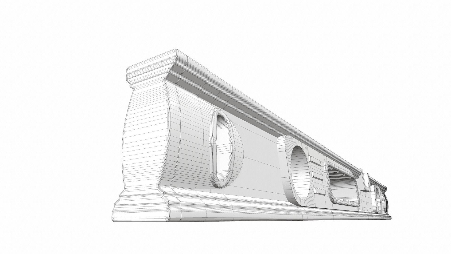 Spirit level 60cm colect 3D model_14