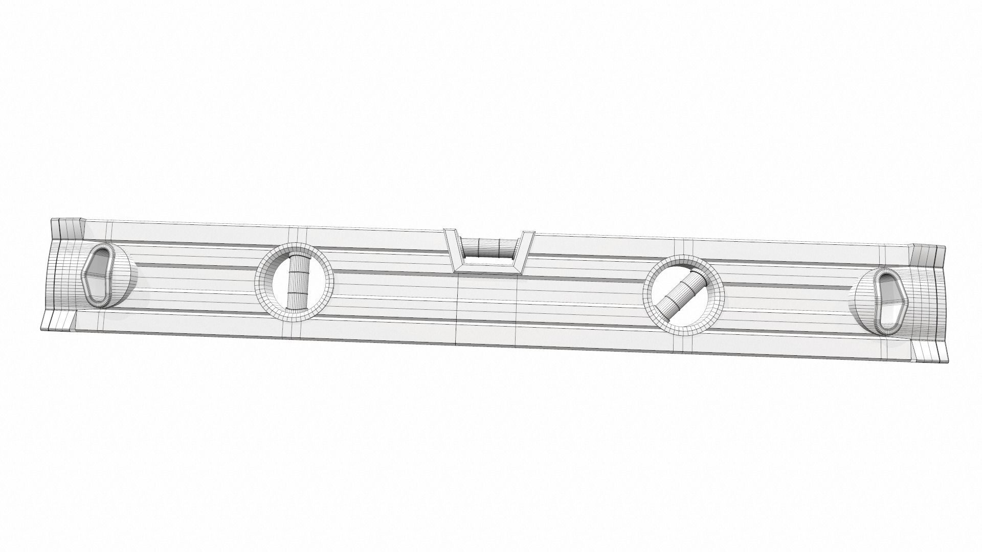 Spirit level 23cm colect 3D model_9