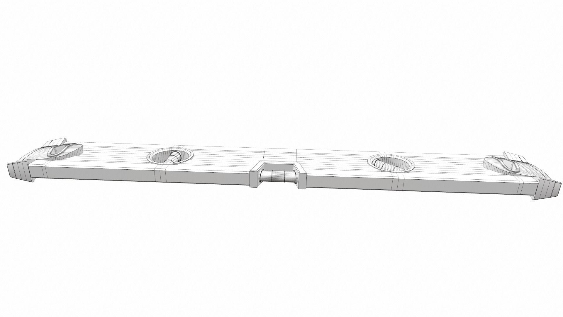 Spirit level 23cm colect 3D model_11