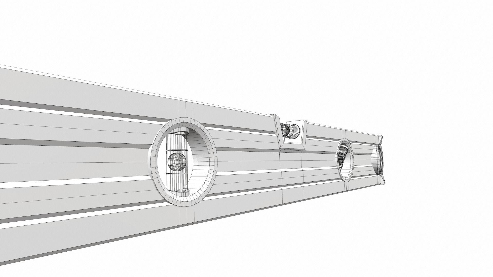 Spirit level 23cm colect 3D model_16