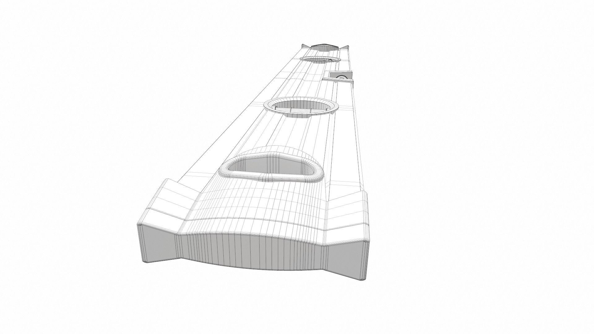 Spirit level 23cm colect 3D model_12
