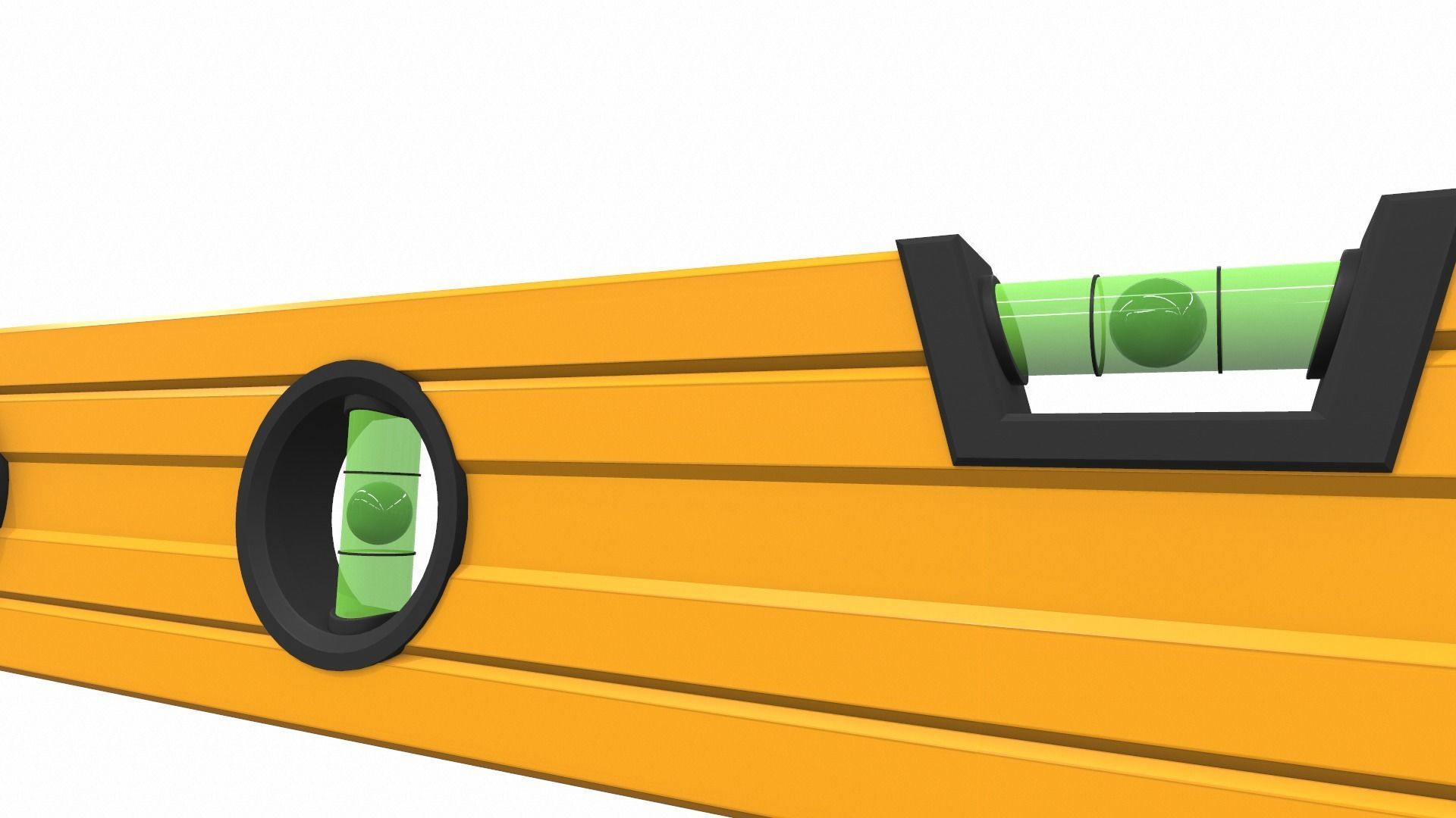 Spirit level 23cm colect 3D model_7
