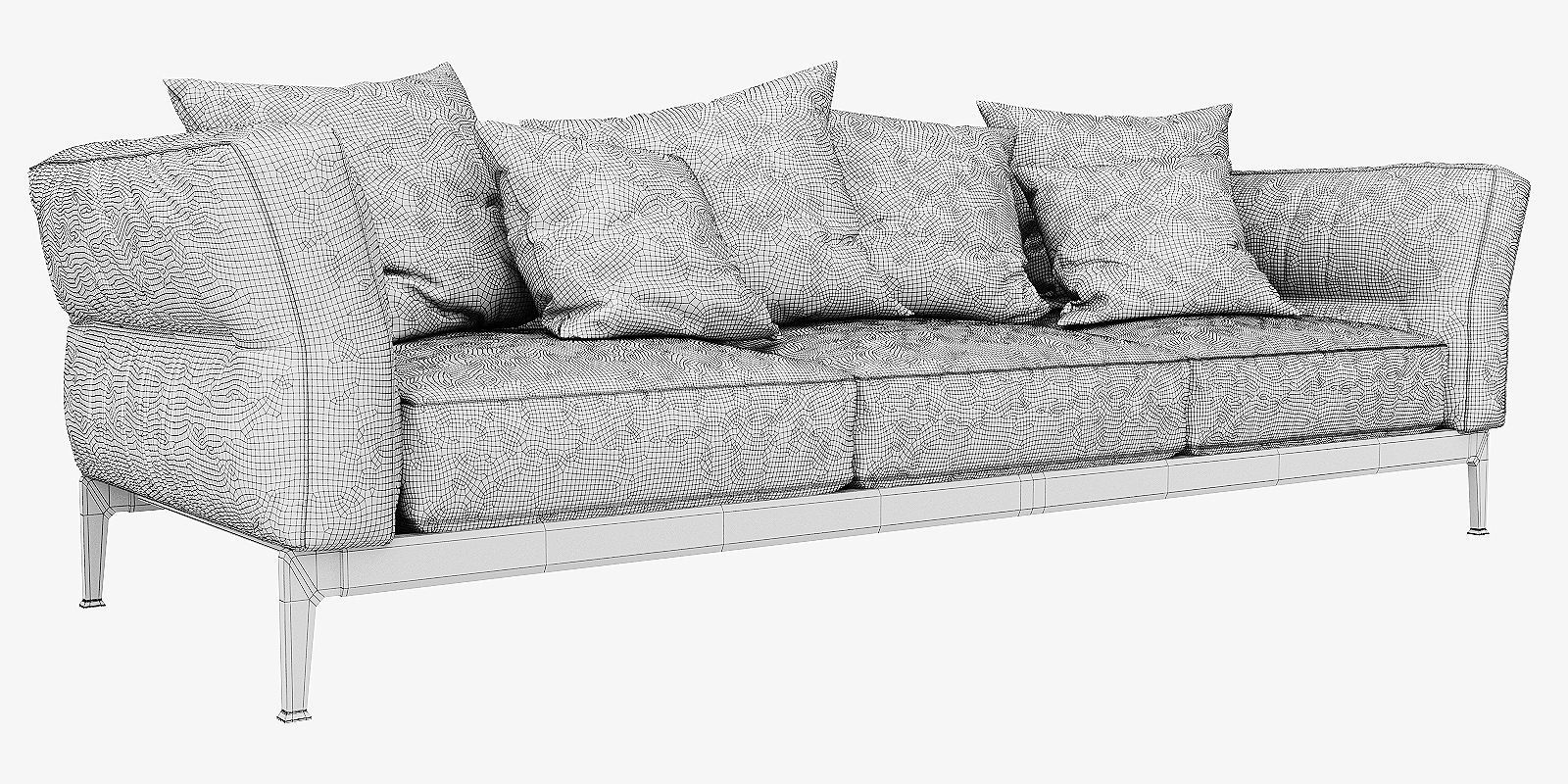 Flexform Adda 3D model_5