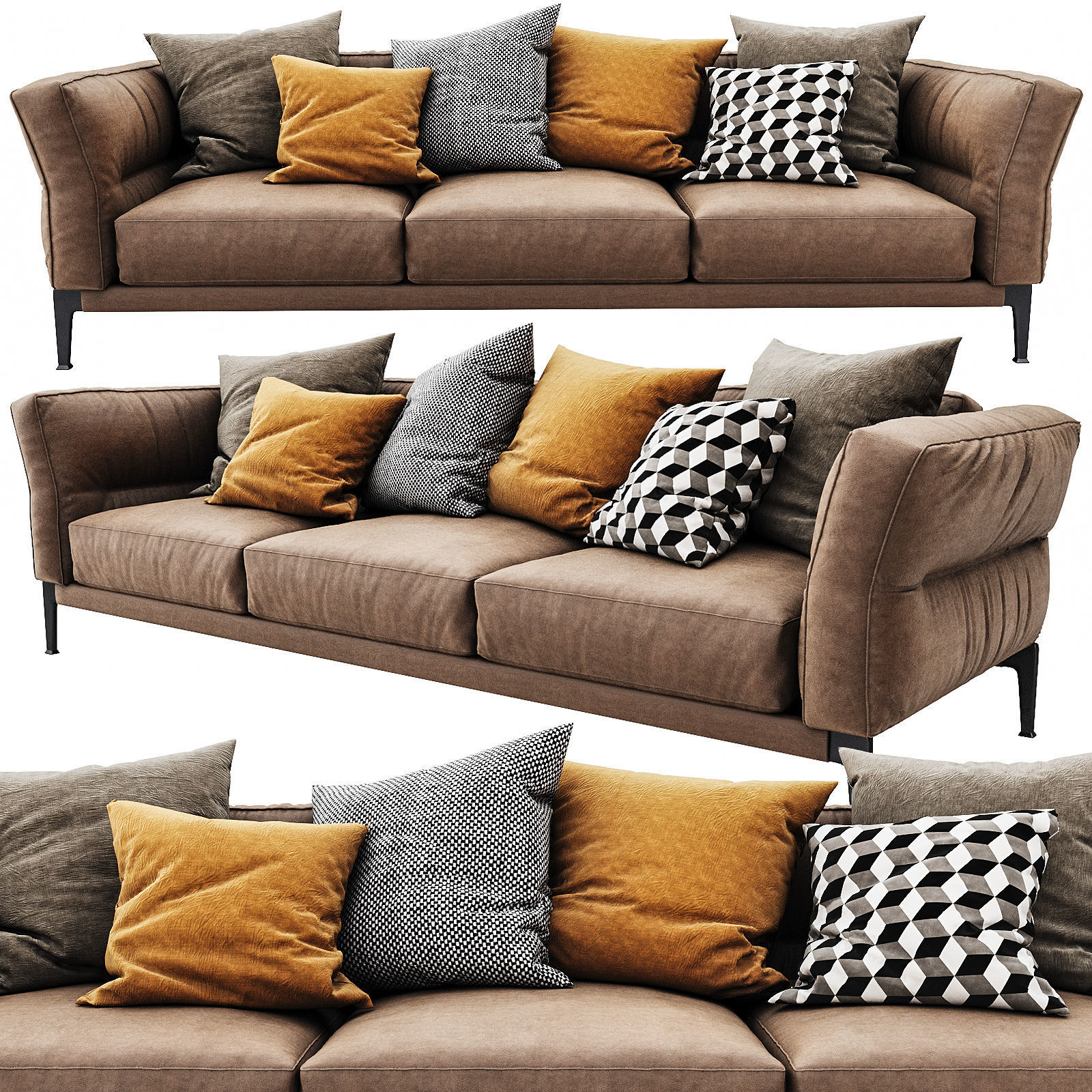 Flexform Adda 3D model_1