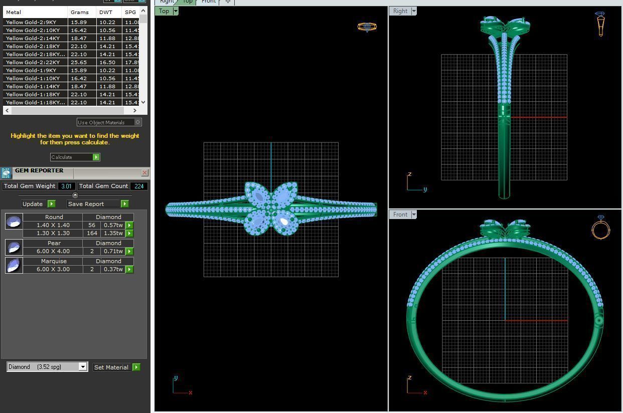 Bengle for woman 3D print model_5