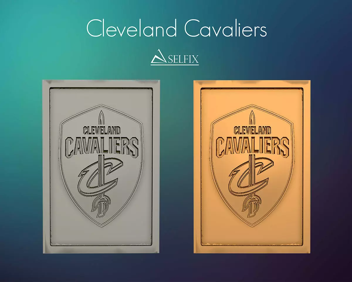 Cleveland Cavaliers Logo Relief 3D print model