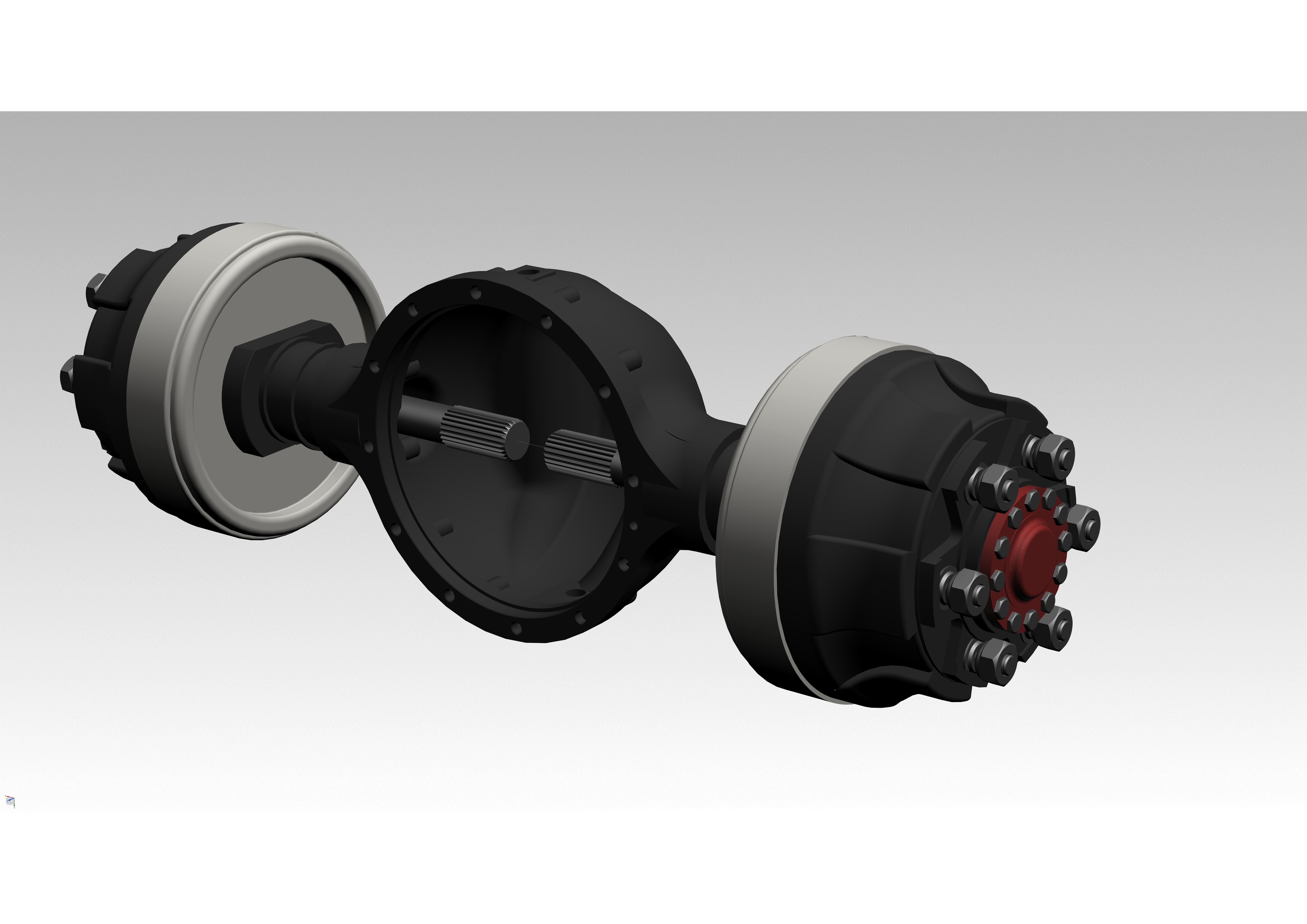  AXLE A498 3D model_3