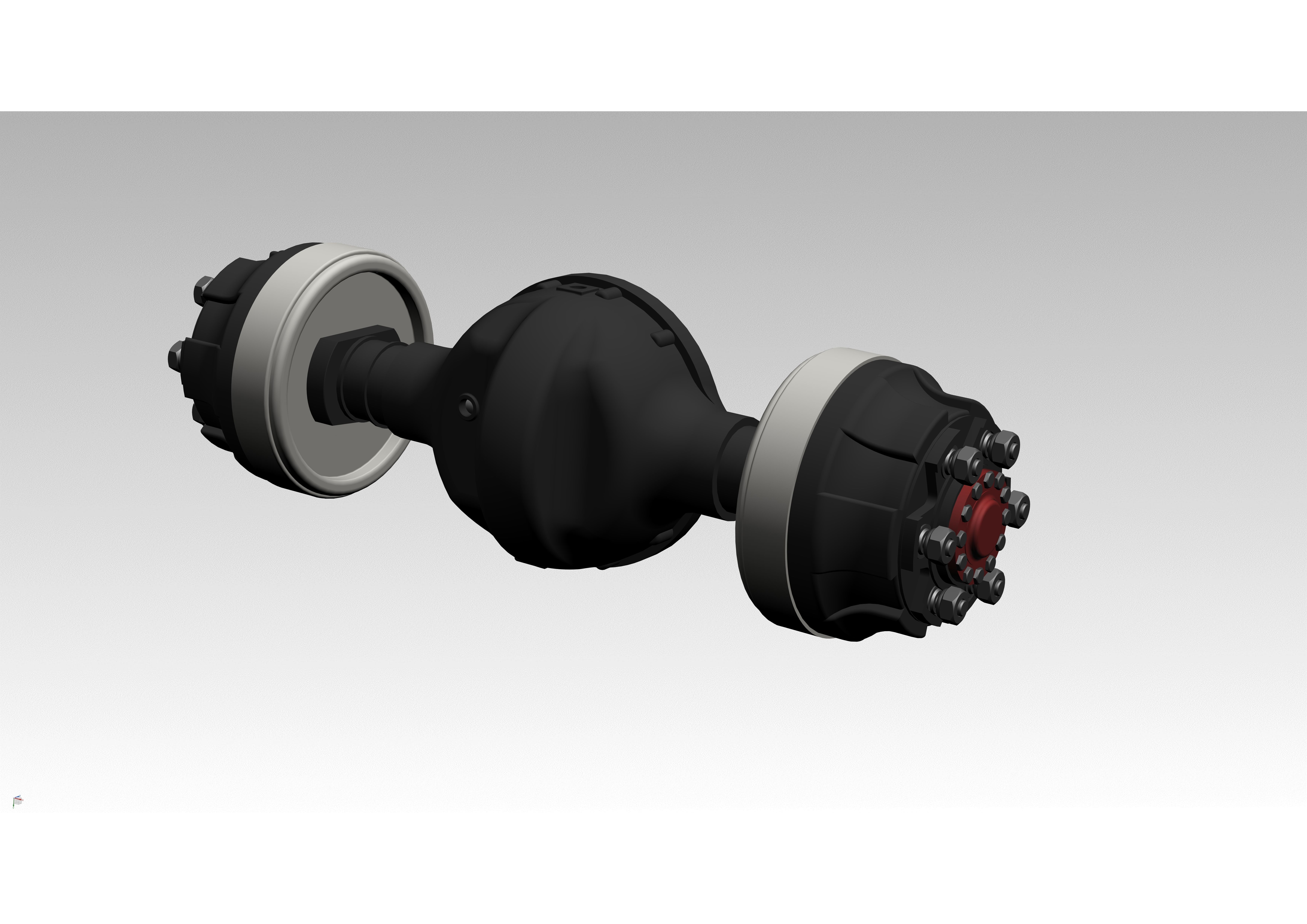  AXLE A498 3D model_1