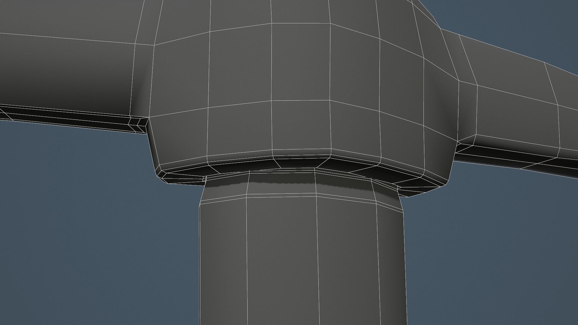 Old Rusty Pickaxe Low-poly 3D model_19