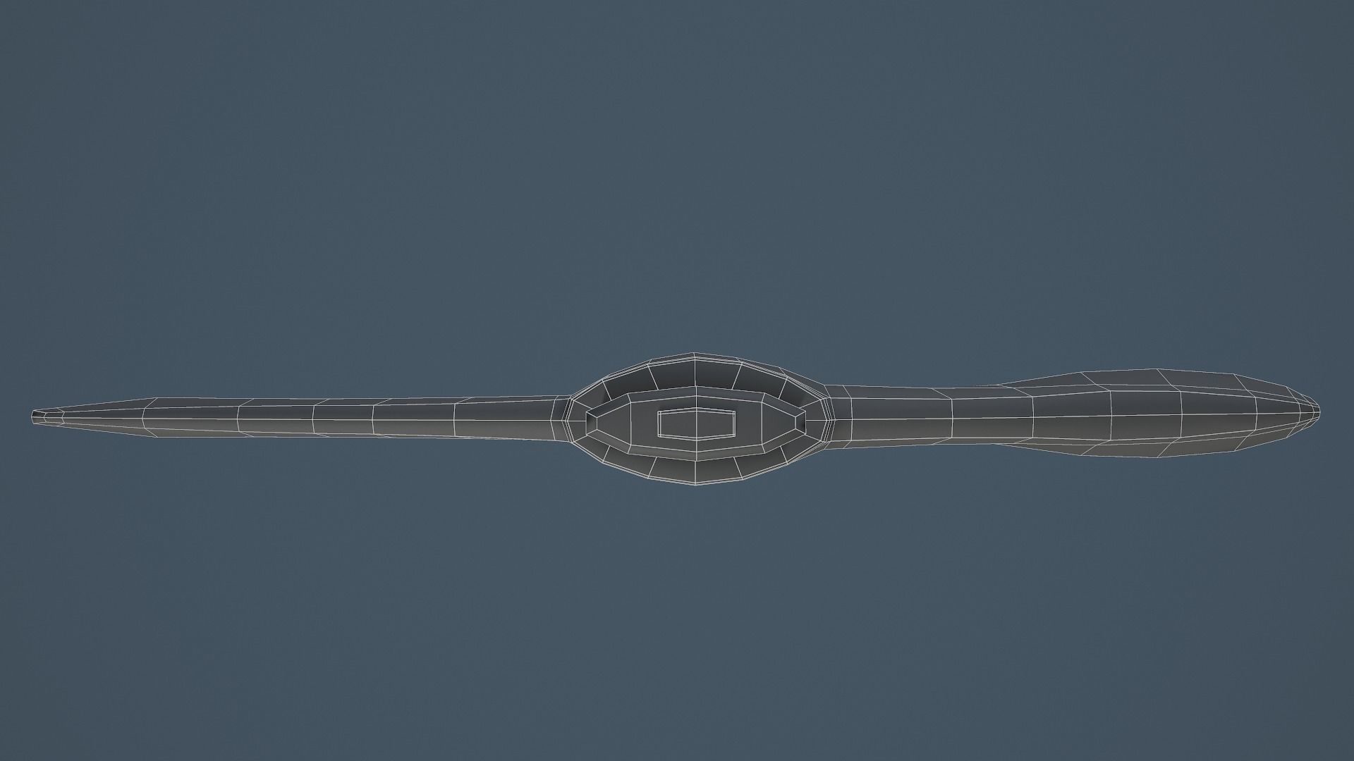 Old Rusty Pickaxe Low-poly 3D model_15