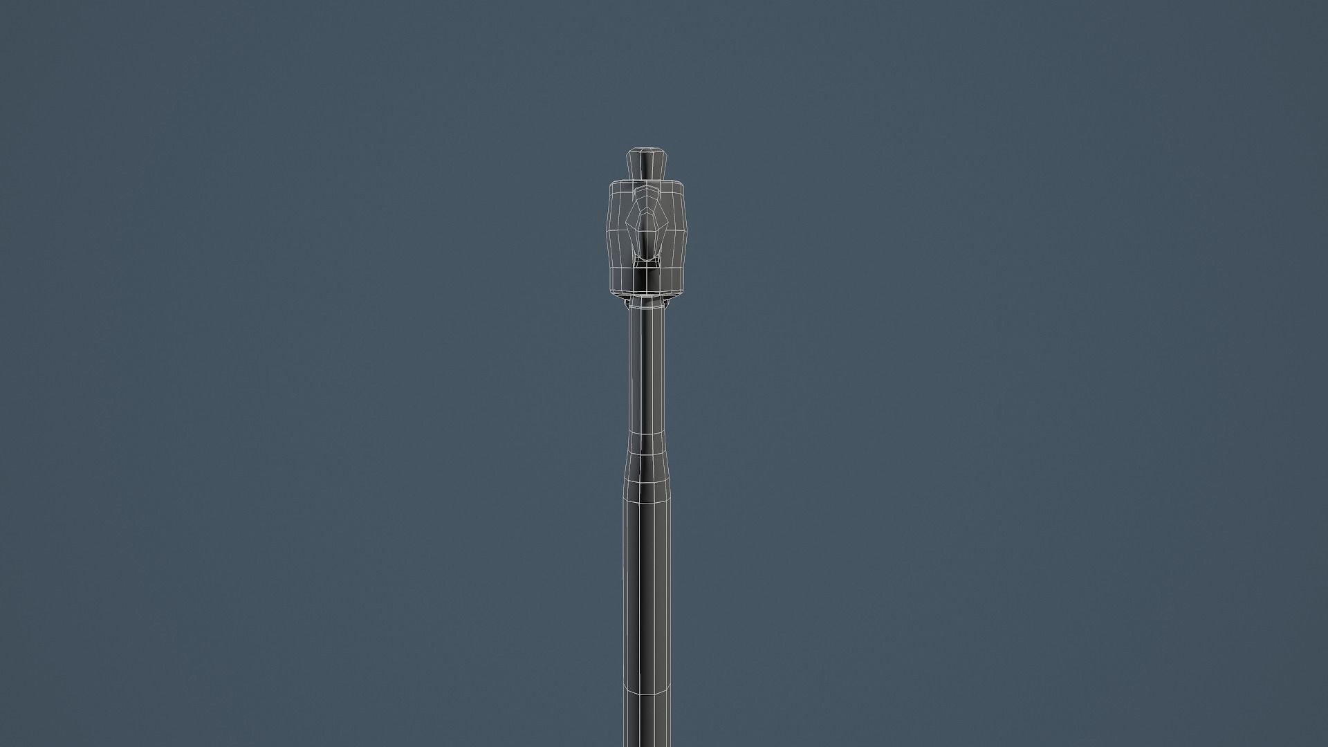 Old Rusty Pickaxe Low-poly 3D model_24