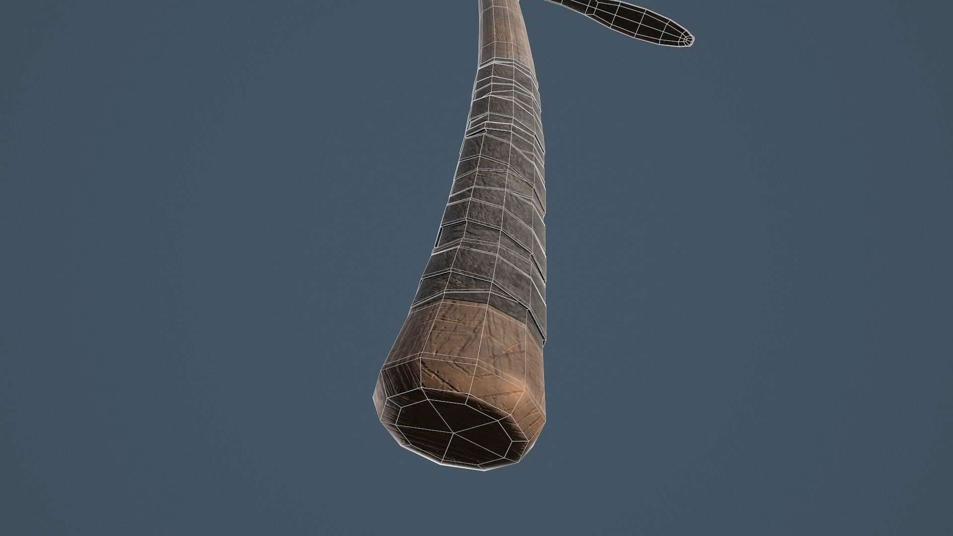 Old Rusty Pickaxe Low-poly 3D model_13