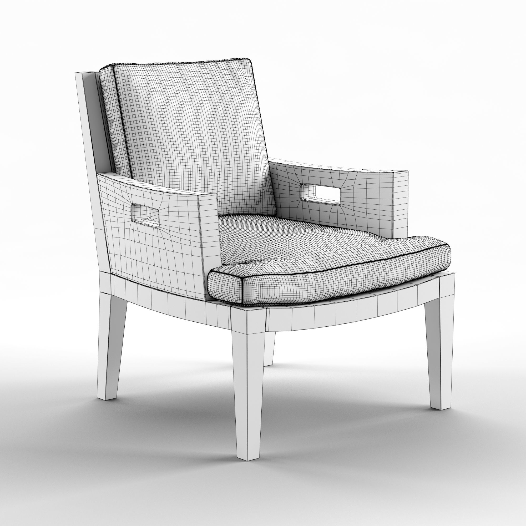 Betty Armchair 3D model_5