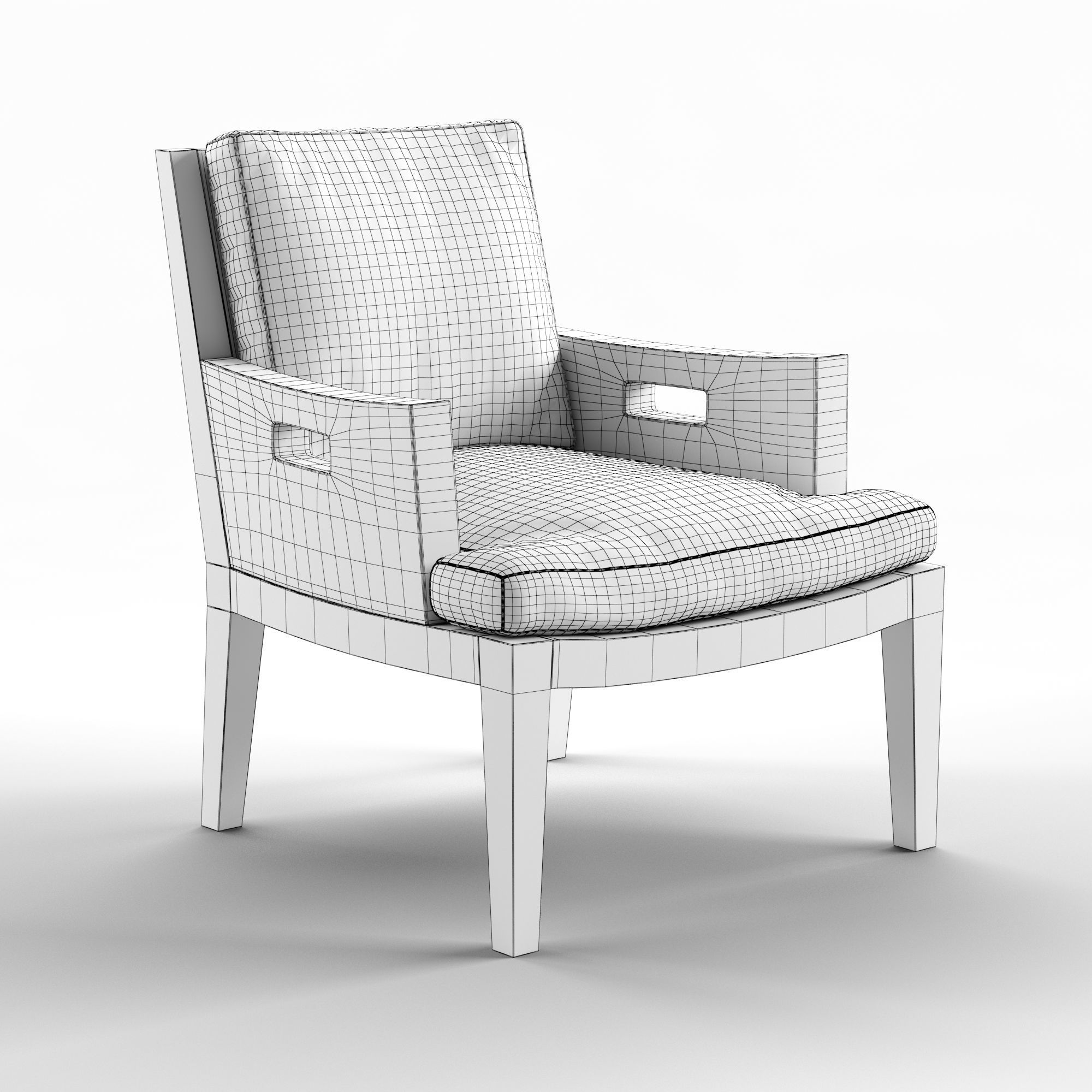 Betty Armchair 3D model_4