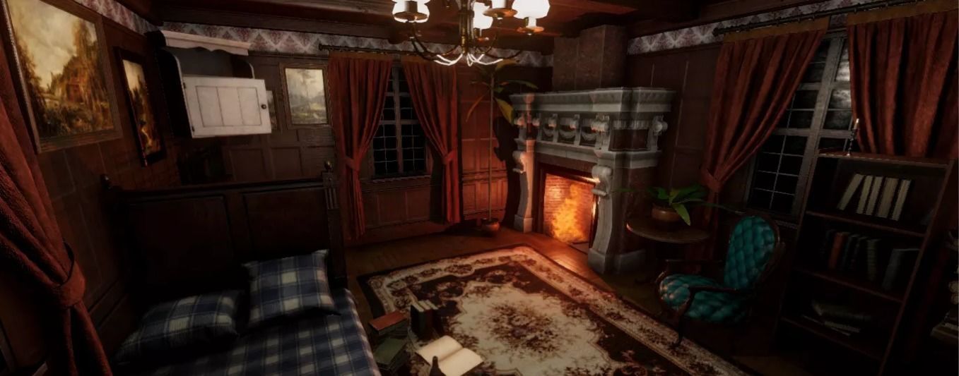 Victorian Interiors Low-poly 3D model_11