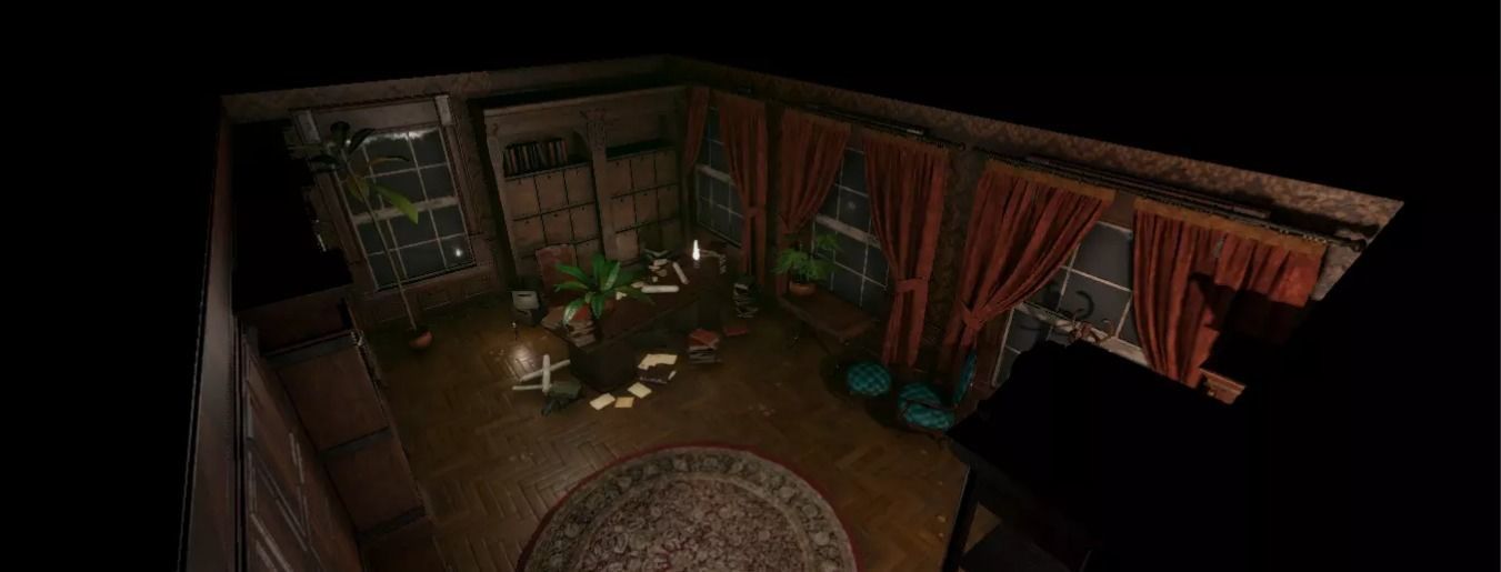 Victorian Interiors Low-poly 3D model_5