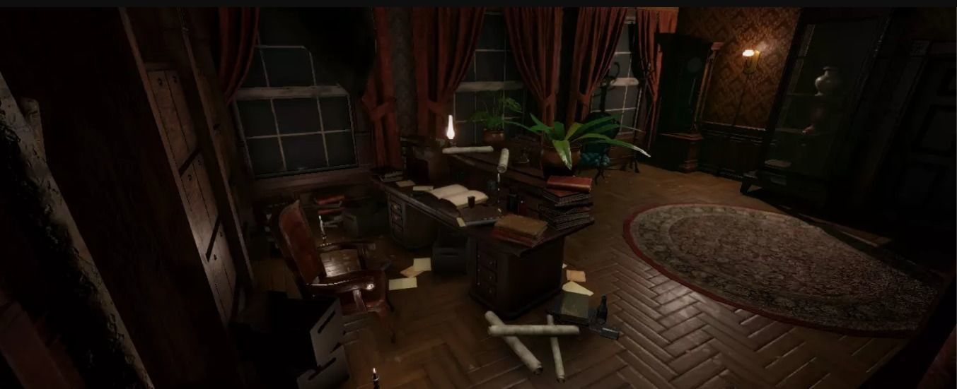 Victorian Interiors Low-poly 3D model_3