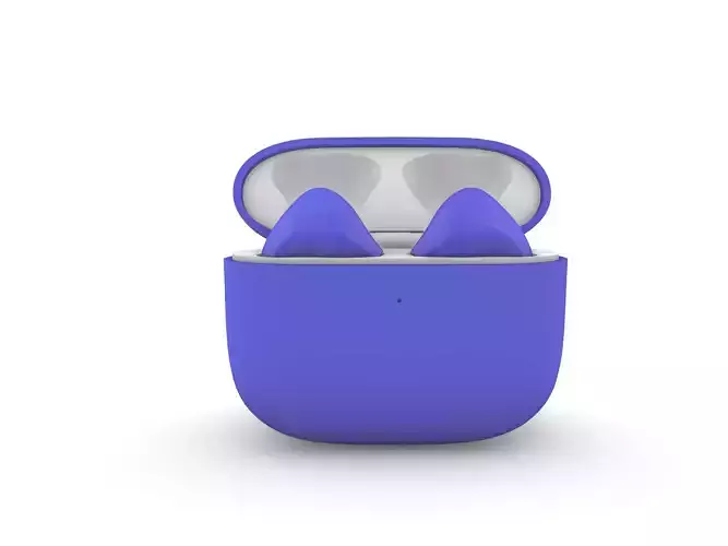 TWS Light blue Earphone Generation 3 3D print model TWS Light blue Earphone Generation 3 3D print model