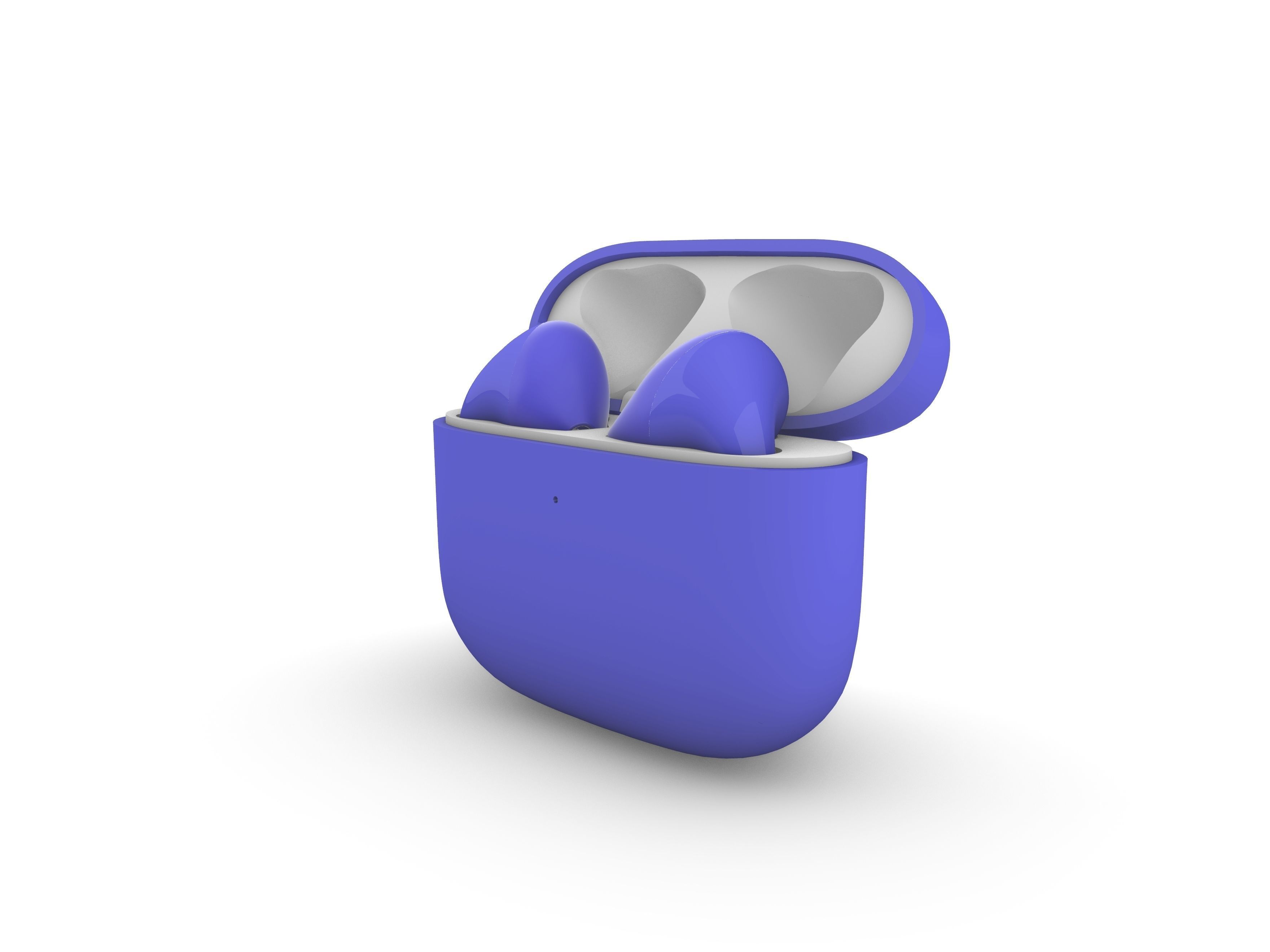 TWS Light blue Earphone Generation 3 3D print model_24