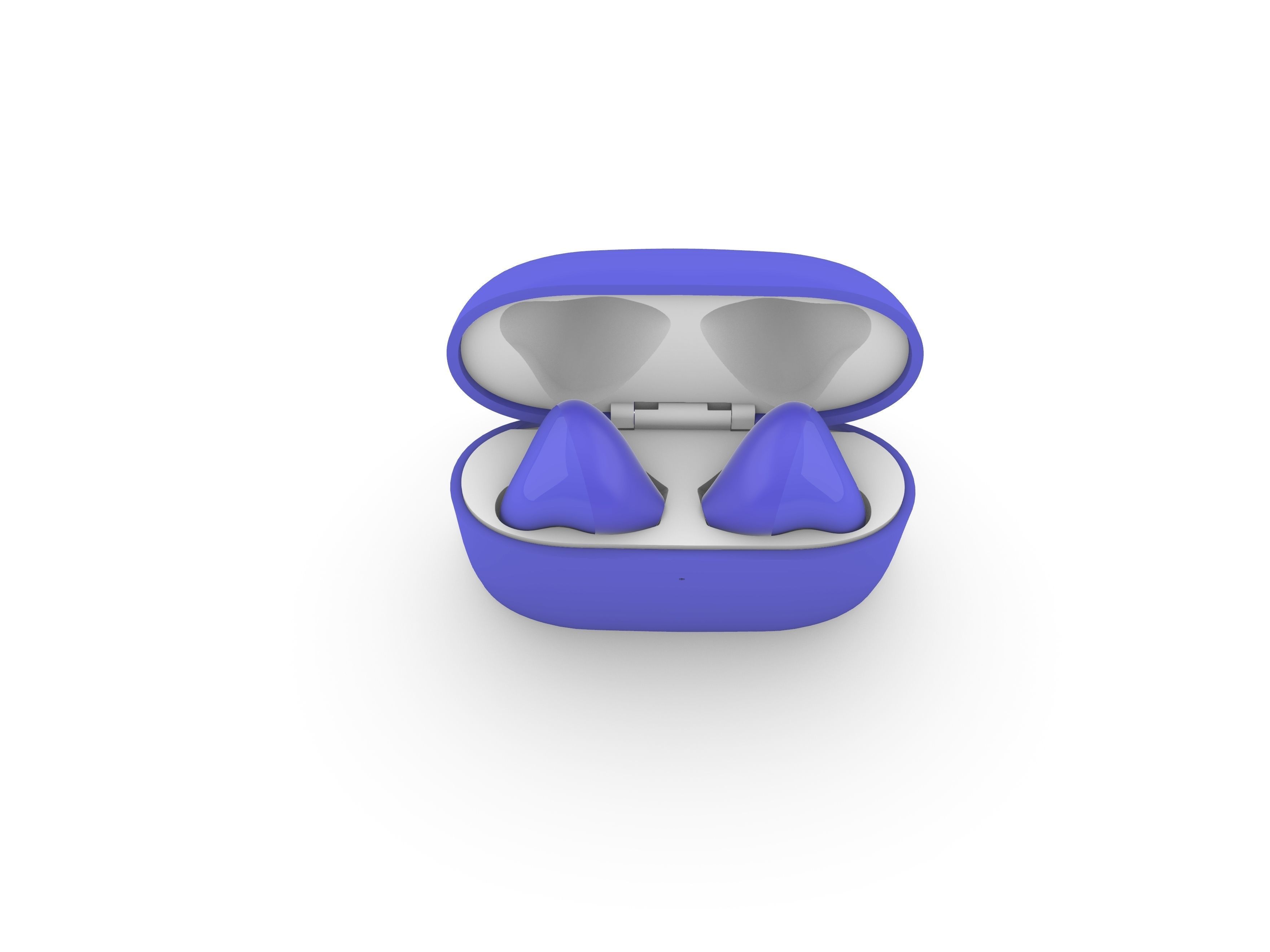 TWS Light blue Earphone Generation 3 3D print model_41