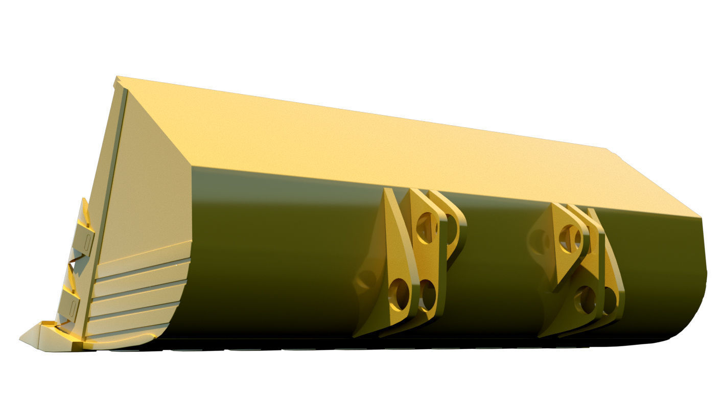 Front Loader Bucket 3D Model 3D model_1