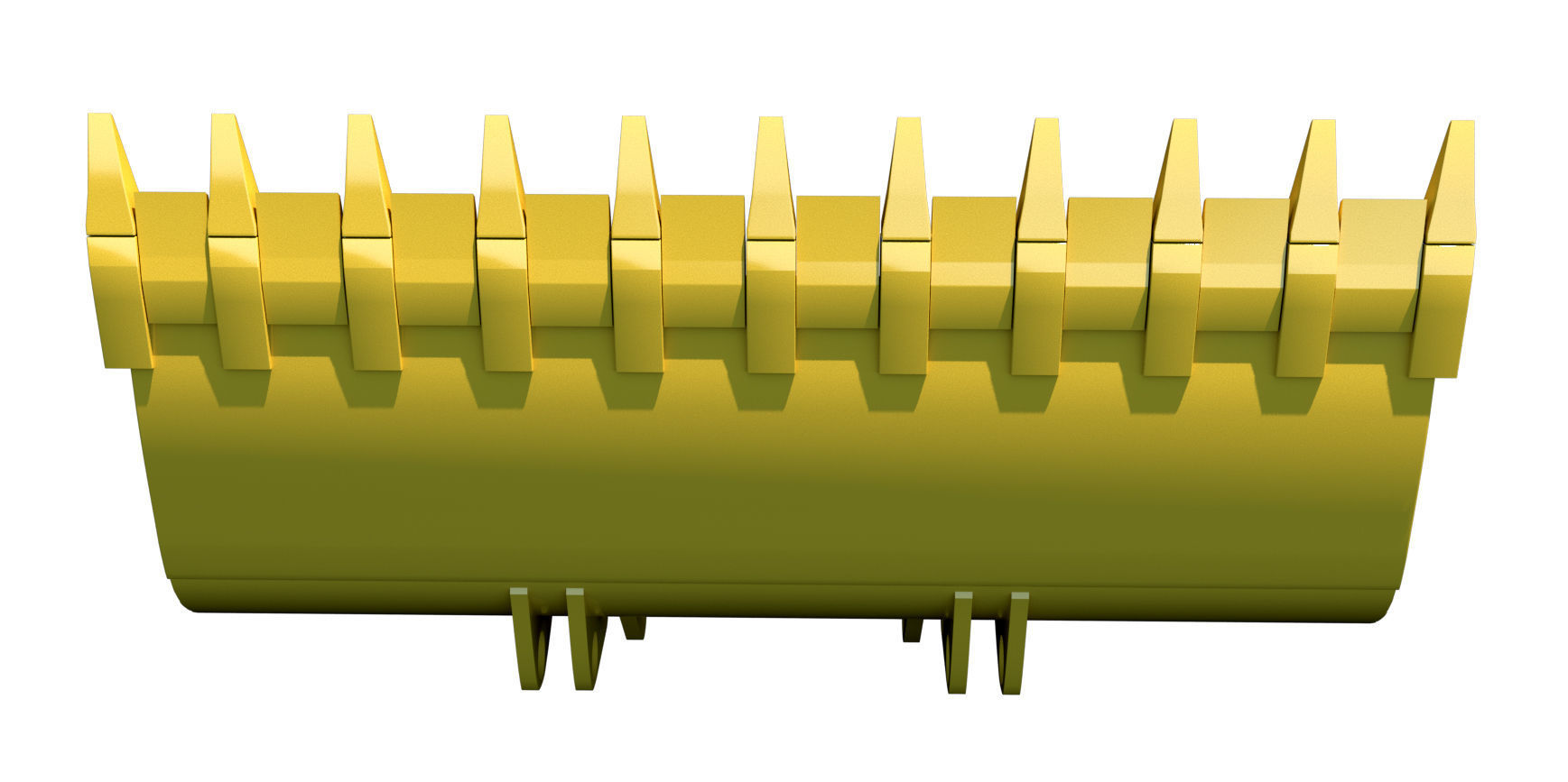 Front Loader Bucket 3D Model 3D model_5