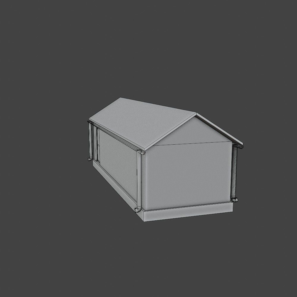 Abandoned workshop 02 Free low-poly 3D model_6