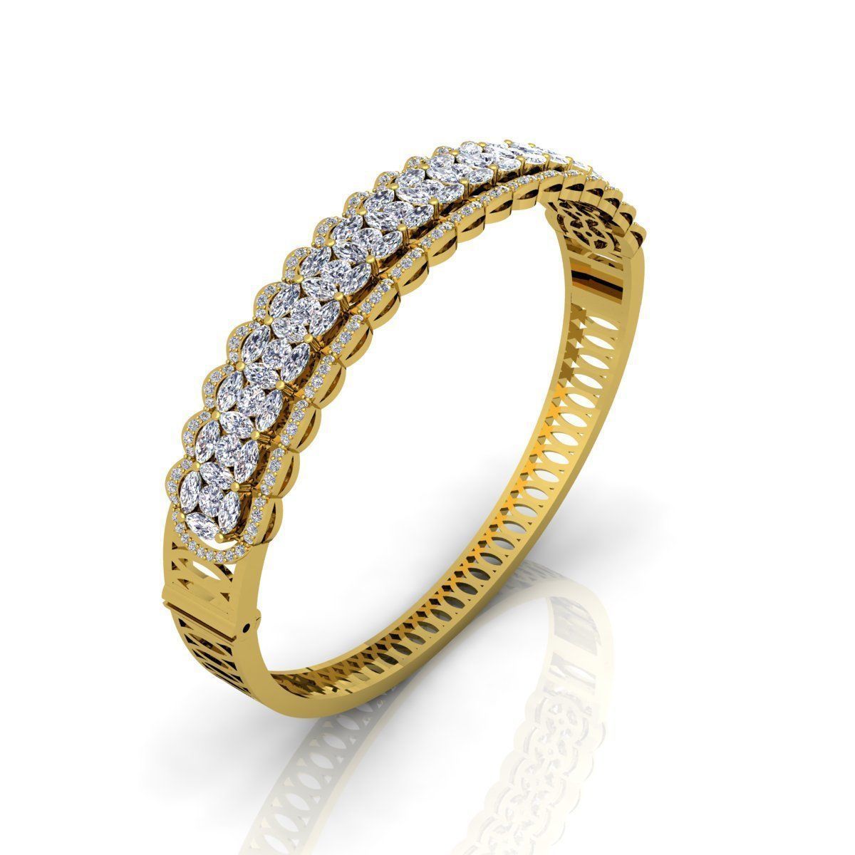 Fancy Bengle For Woman 3D print model_9