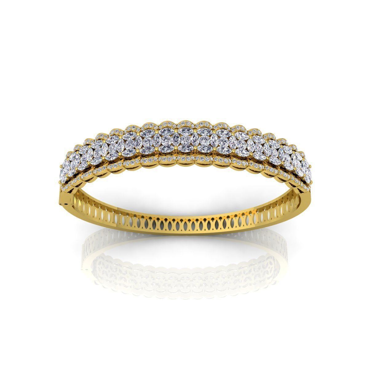 Fancy Bengle For Woman 3D print model_10