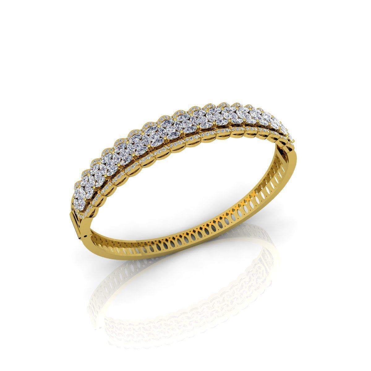 Fancy Bengle For Woman 3D print model_7