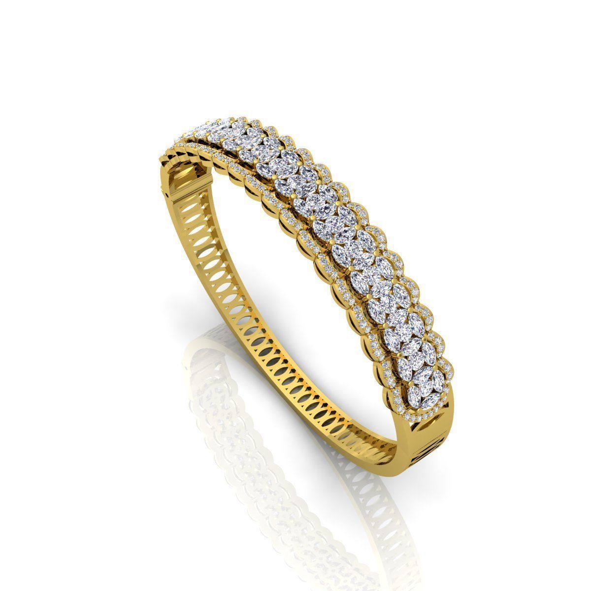 Fancy Bengle For Woman 3D print model_4