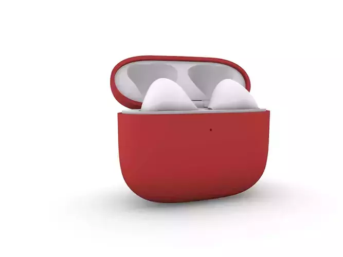 TWS Red Earphone Generation 3 3D print model