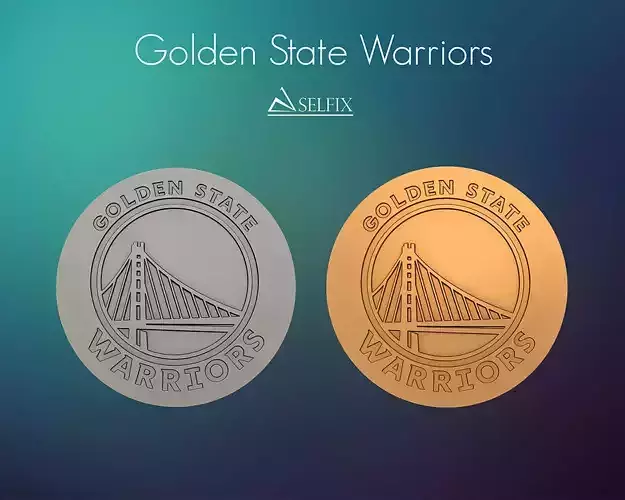 Golden State Warriors  Logo Relief  3D print model