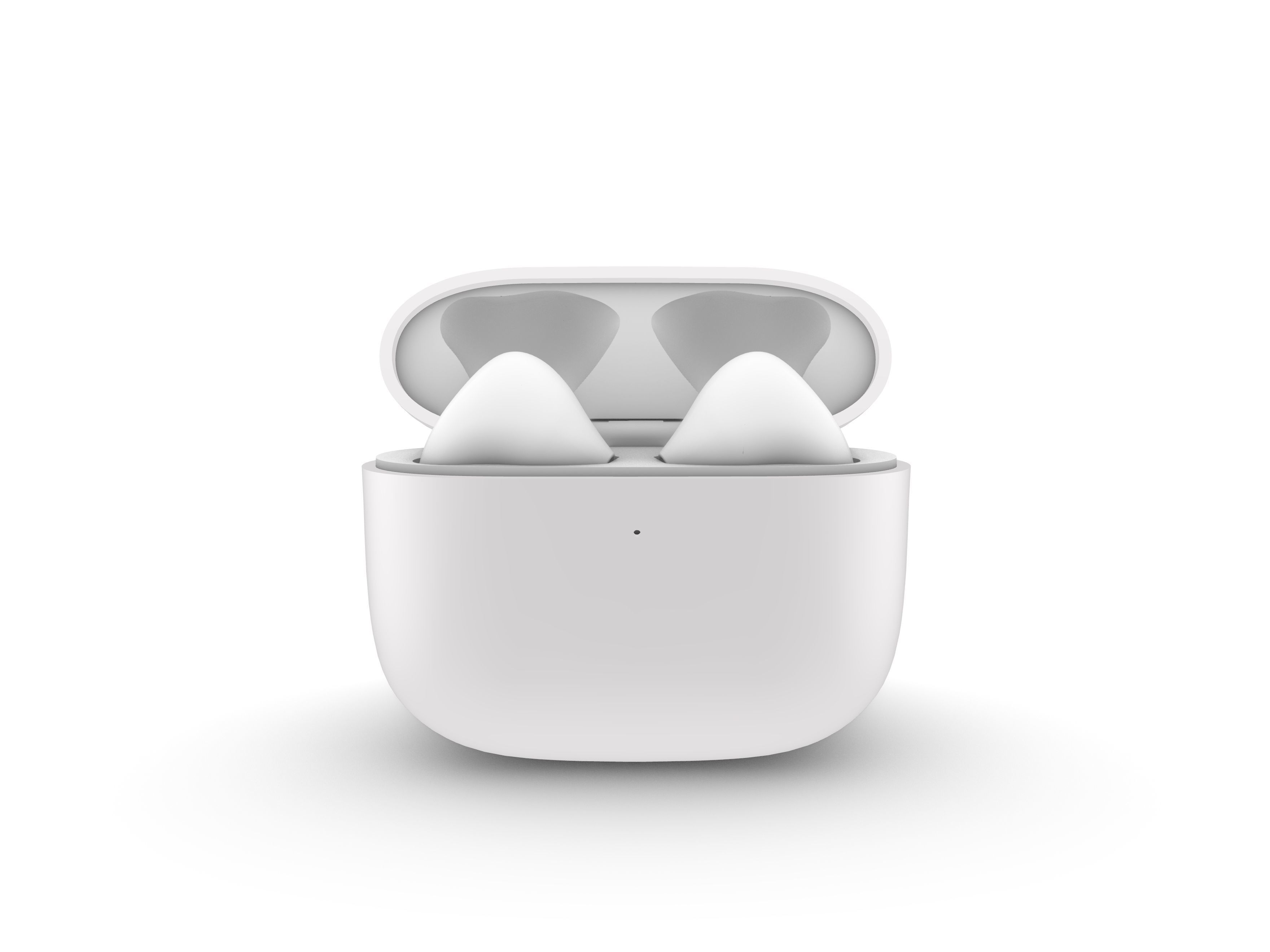 TWS White Earphone Generation 3 3D print model_2