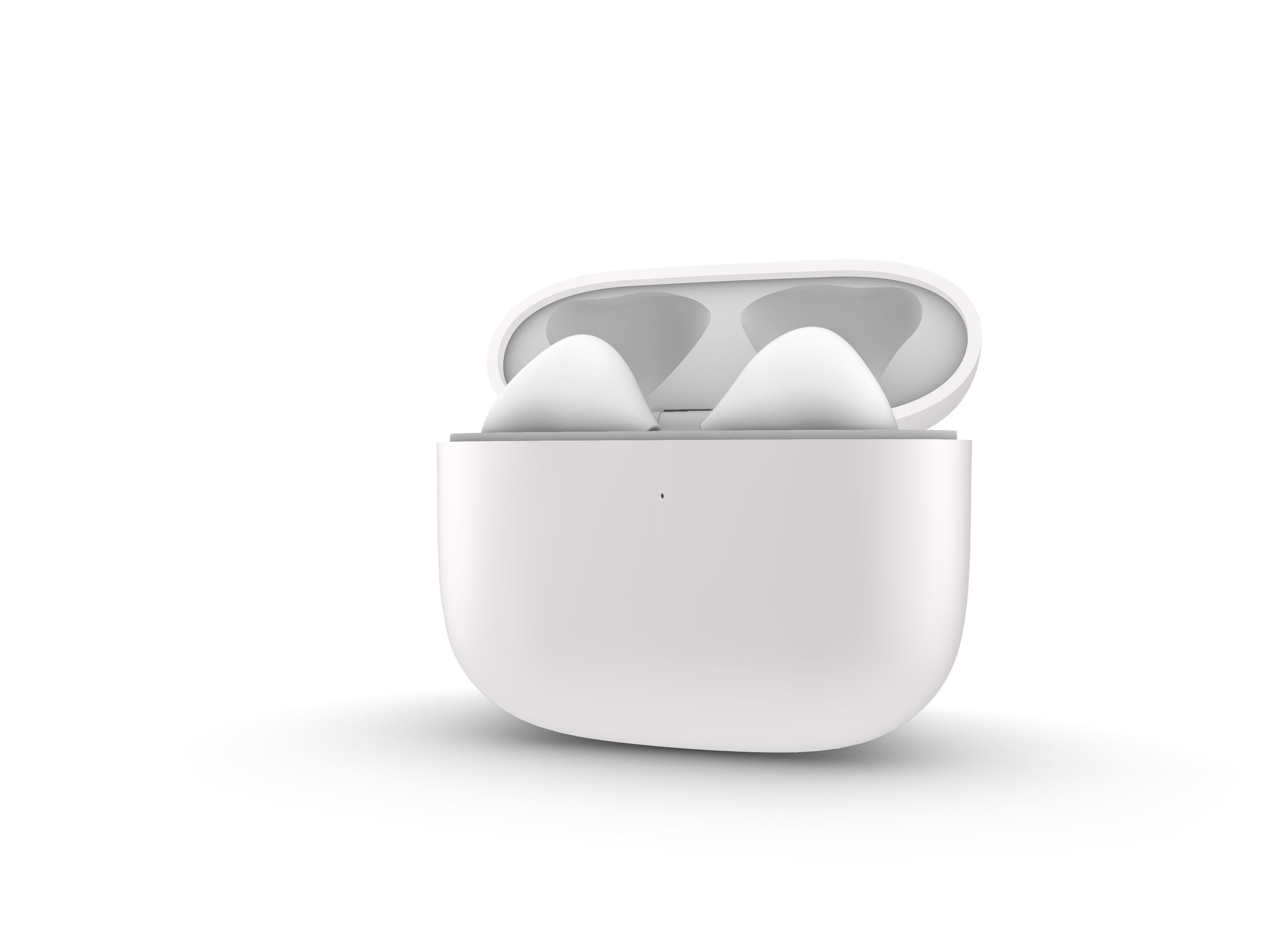 TWS White Earphone Generation 3 3D print model_6