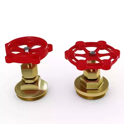Valves two brass