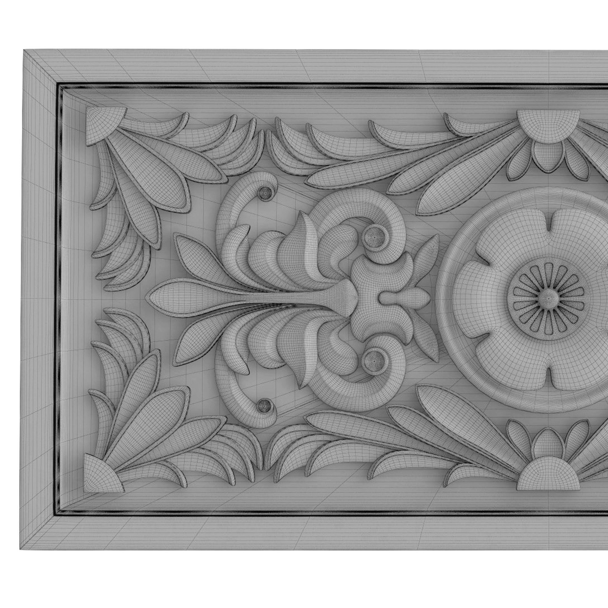 Decorative panel 3 3D model_5