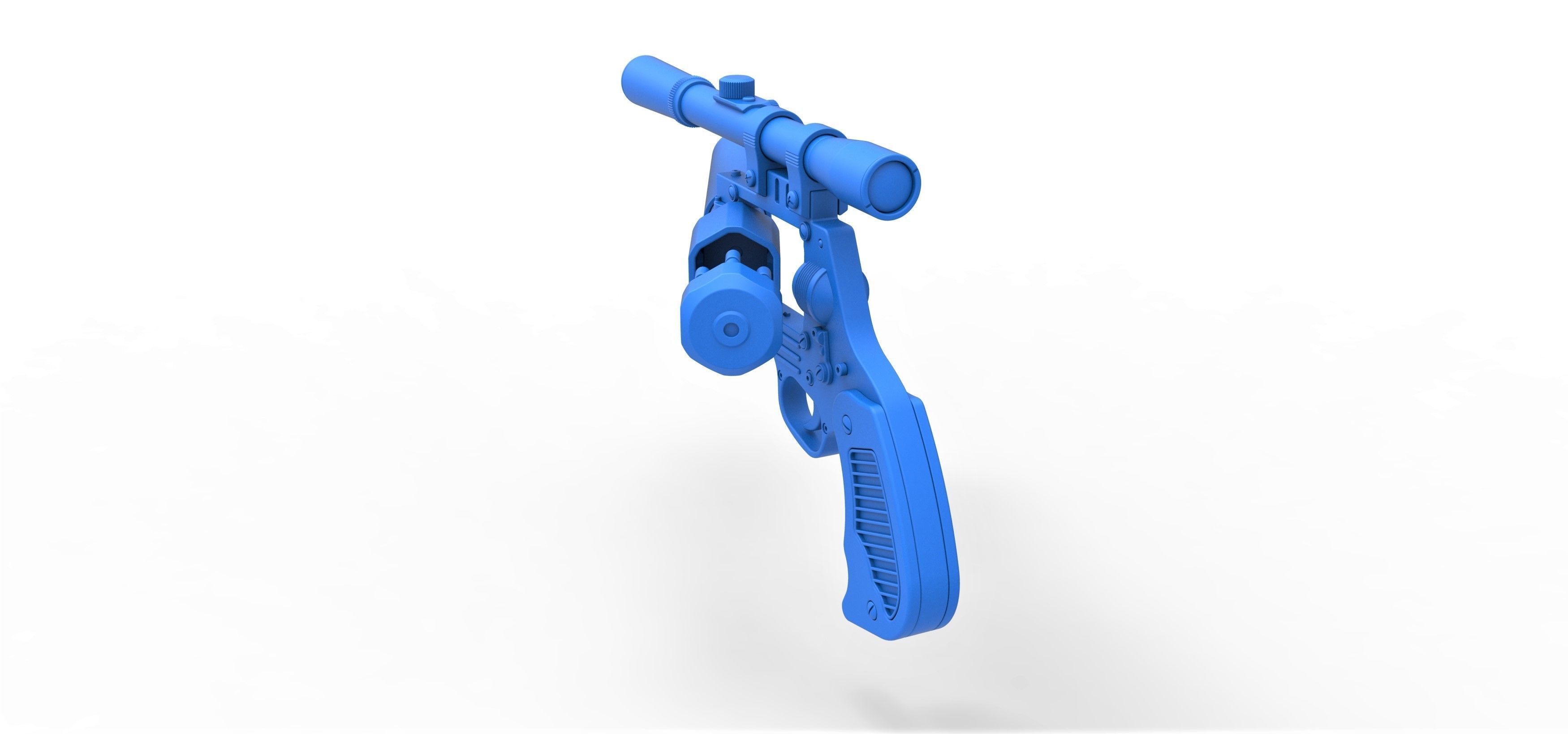 Tobias Beckett Blaster DG-29 from Solo A Star Wars story 3D model_25