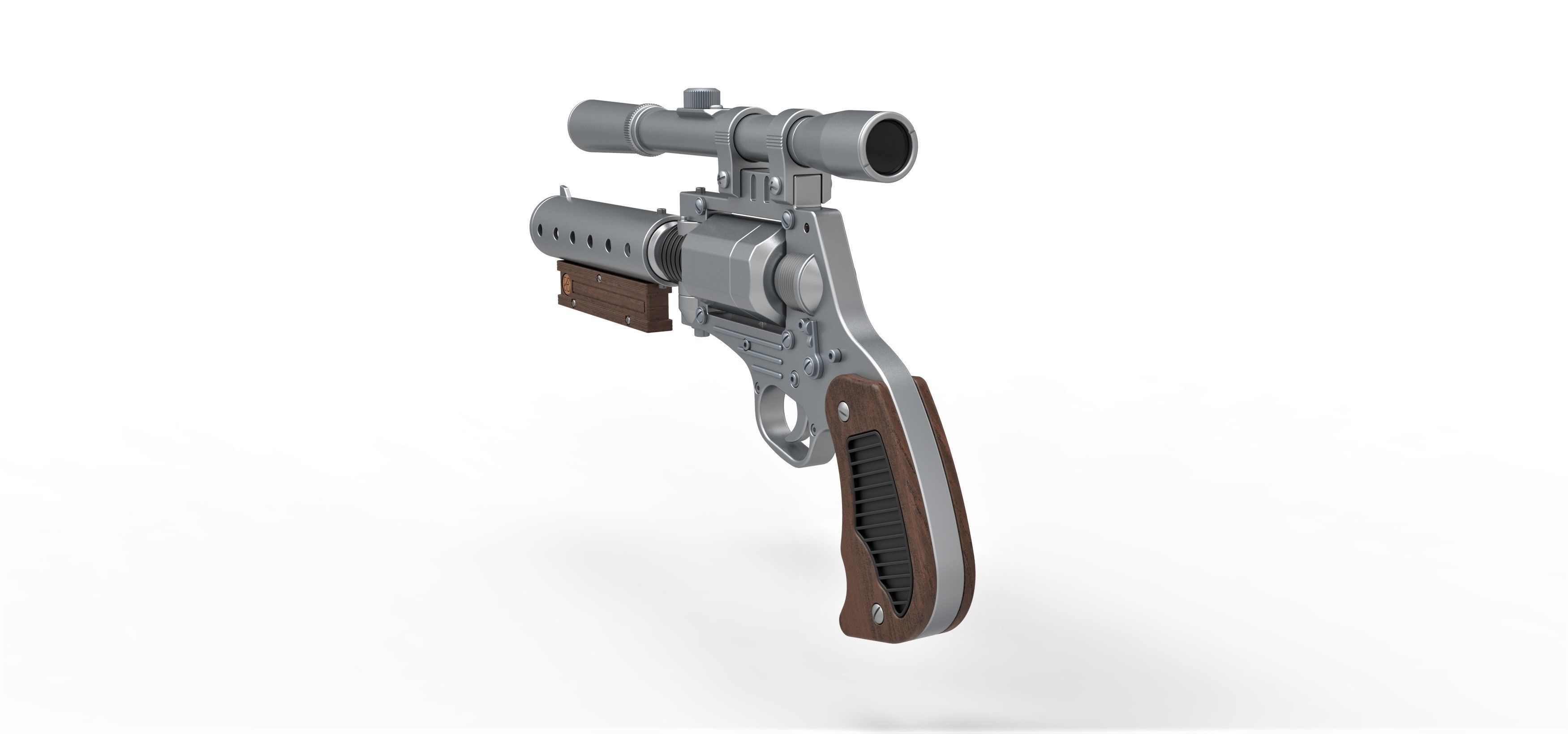 Tobias Beckett Blaster DG-29 from Solo A Star Wars story 3D model_10