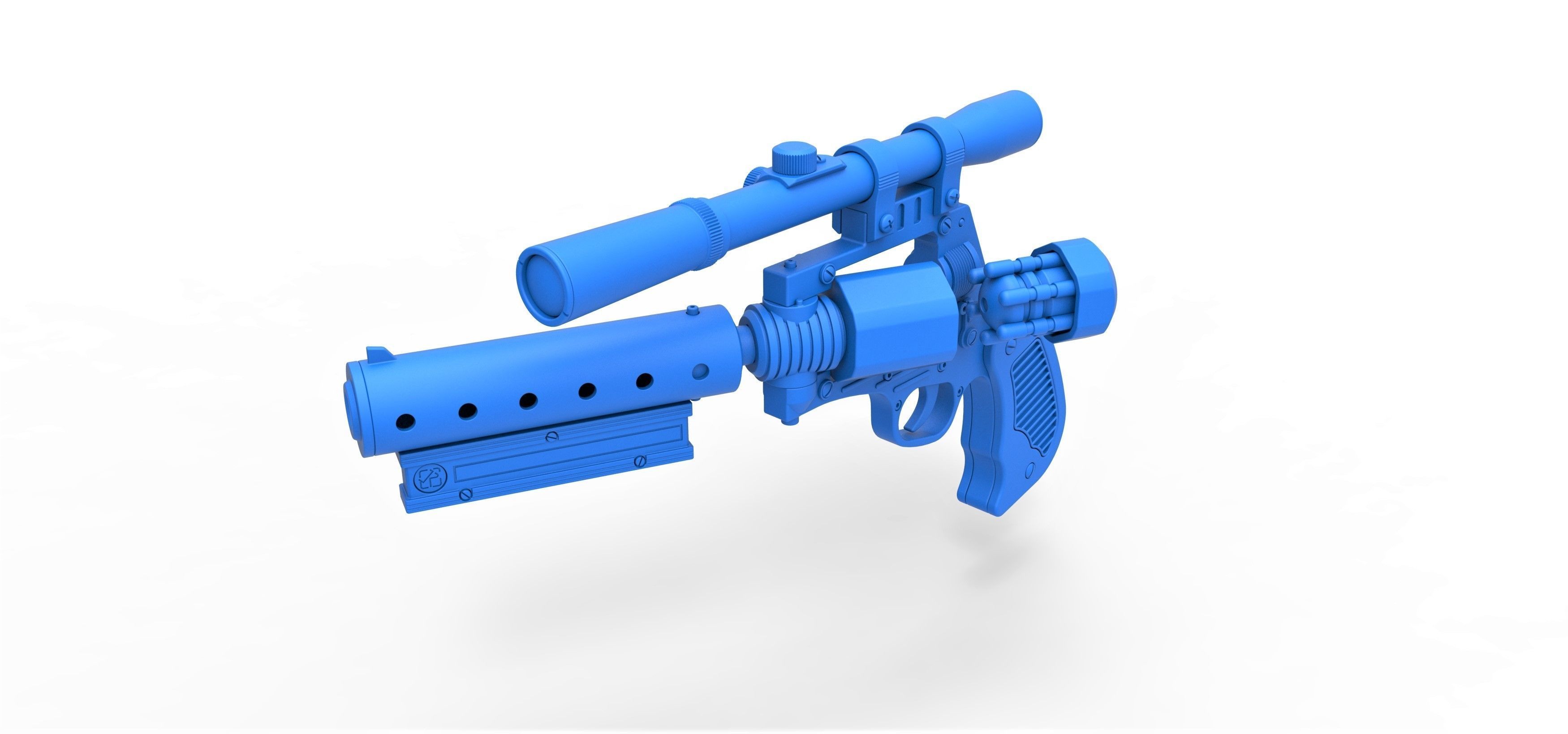 Tobias Beckett Blaster DG-29 from Solo A Star Wars story 3D model_23