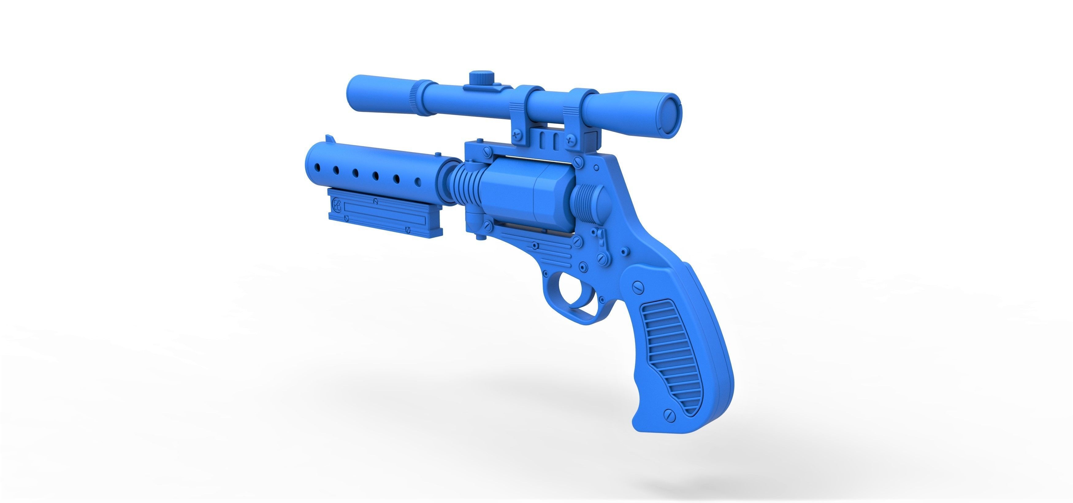 Tobias Beckett Blaster DG-29 from Solo A Star Wars story 3D model_21