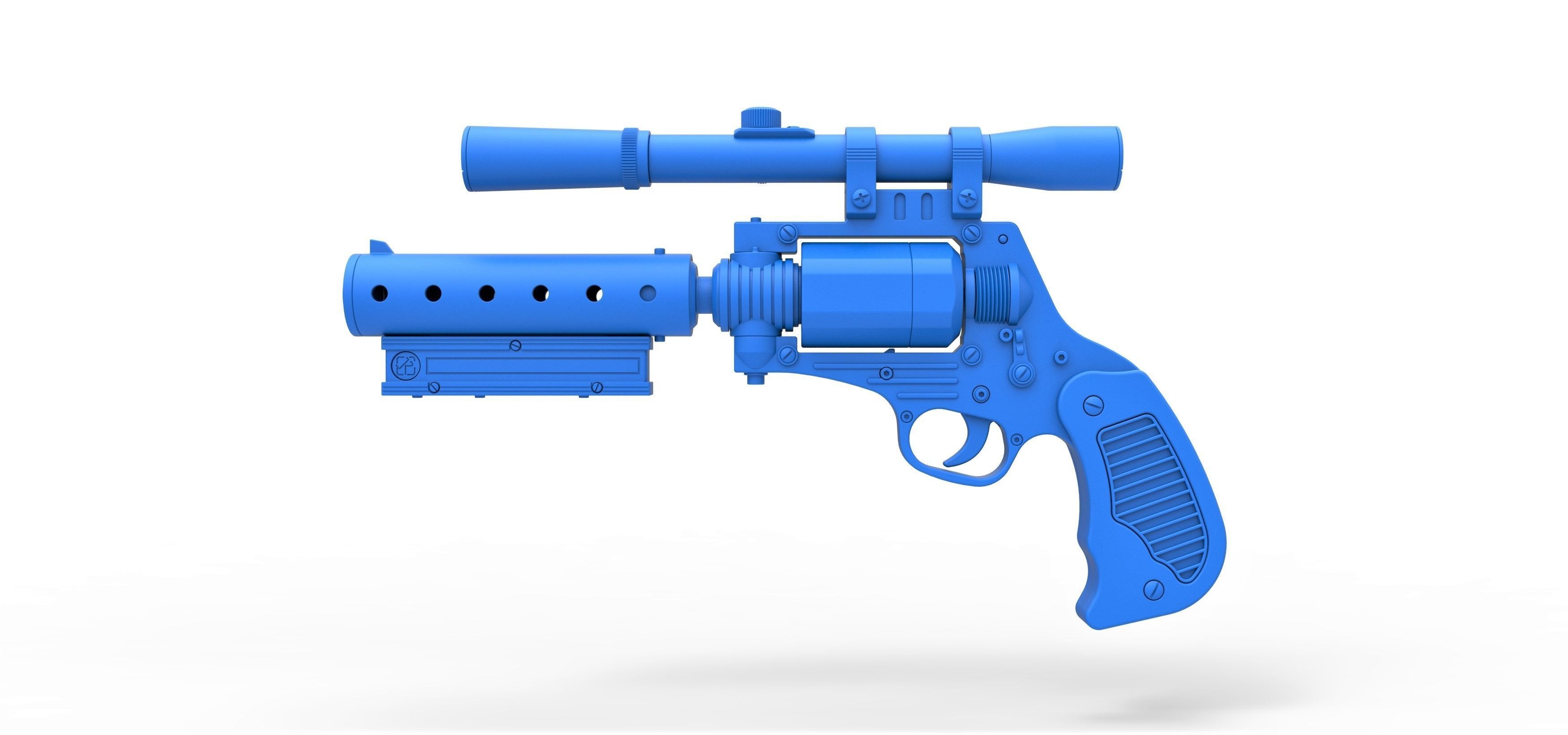Tobias Beckett Blaster DG-29 from Solo A Star Wars story 3D model_20