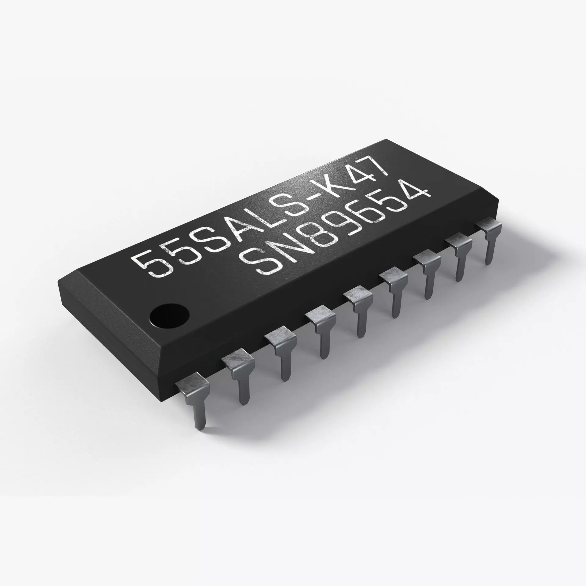 Classic Chip with 2K PBR Textures 3D model_0