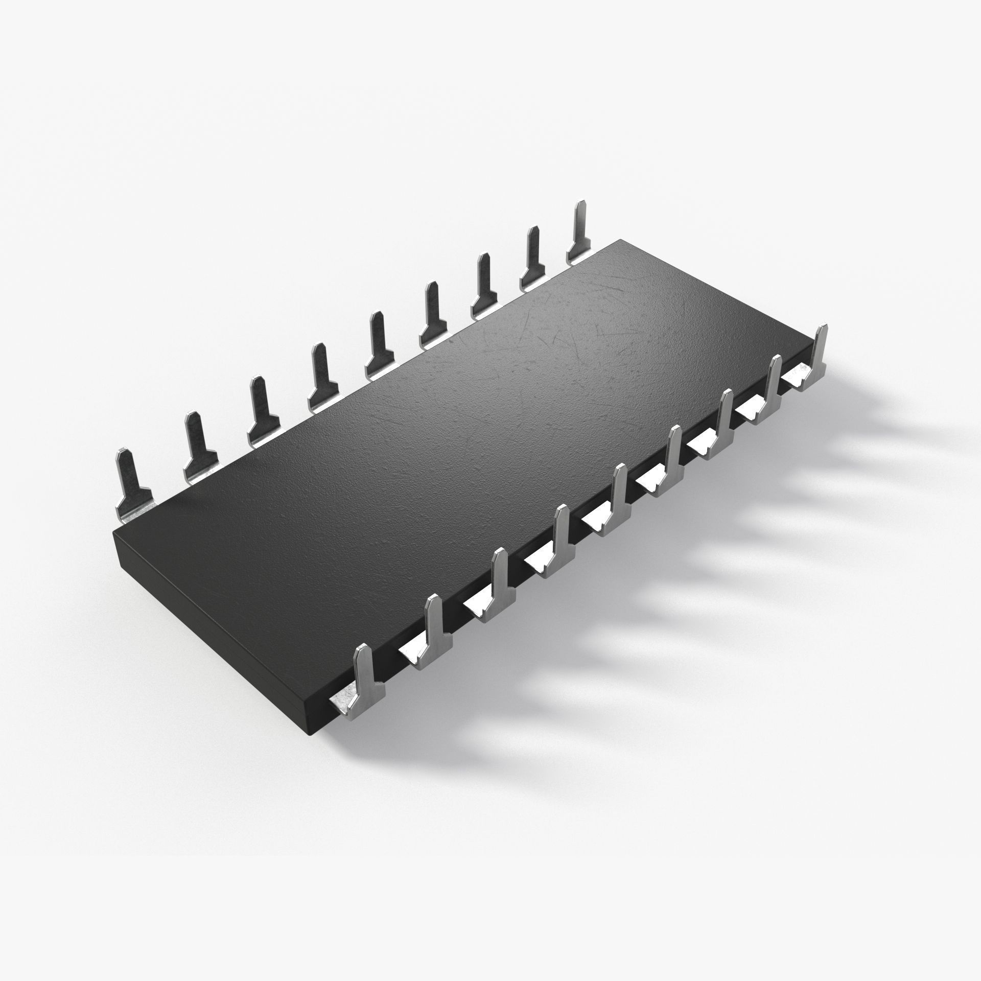 Classic Chip with 2K PBR Textures 3D model_1