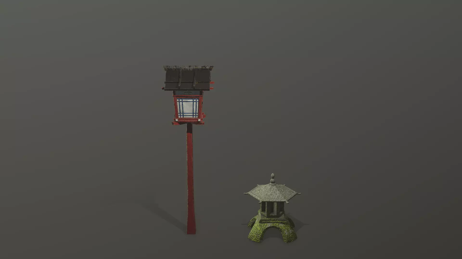 Japan Lamp Free 3D model