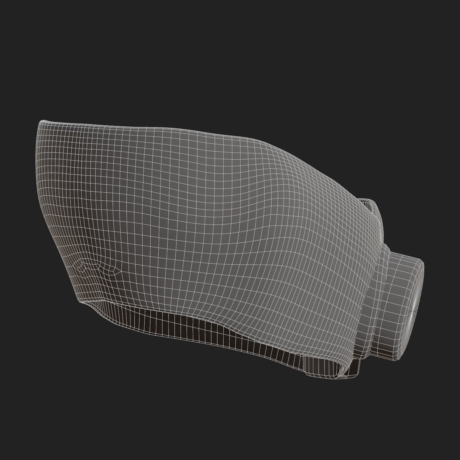 Gas mask helmet scifi fantasy armor hats military Low-poly Low-poly 3D model_11